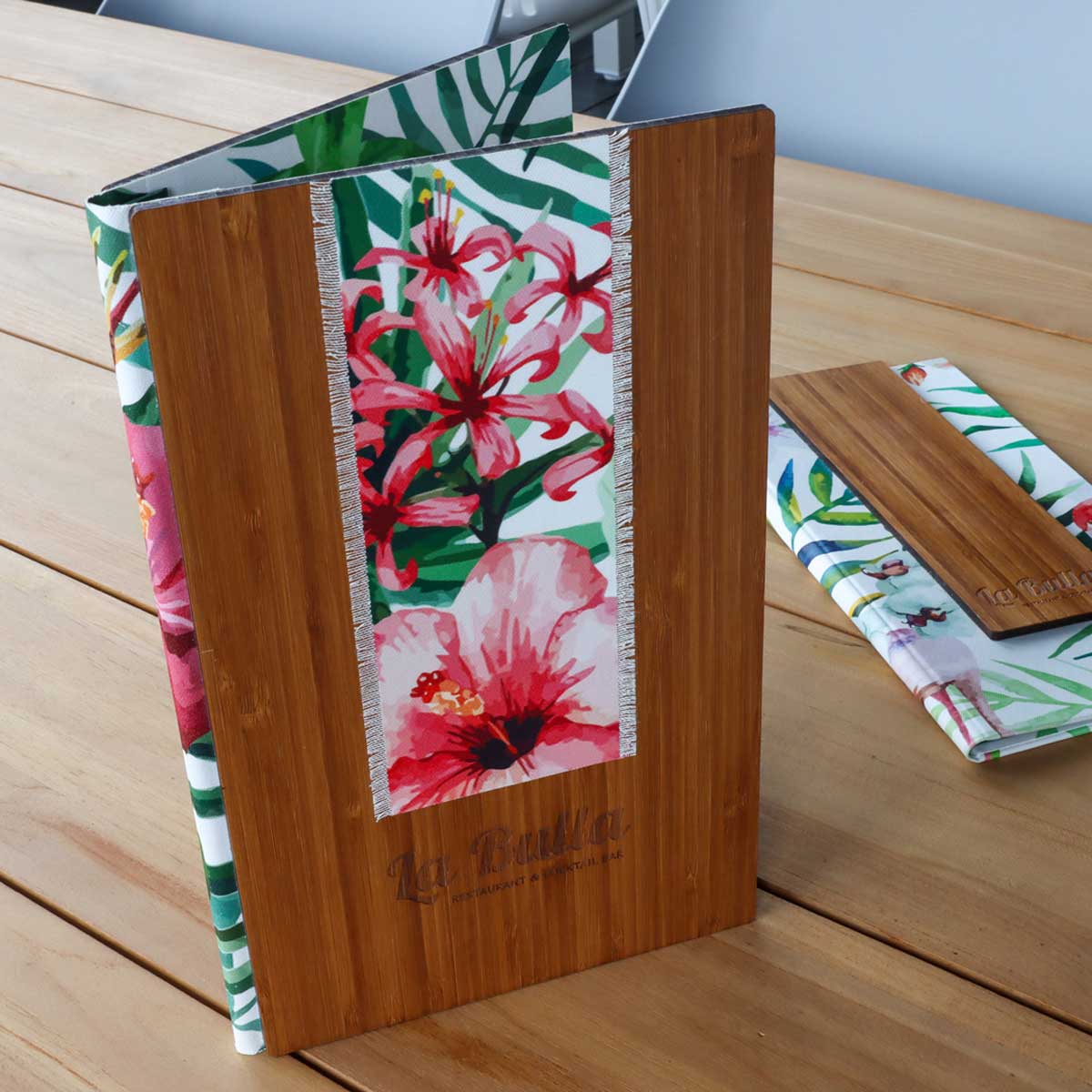 Reprotex-van-heek-textile-menu-card-offset-printed